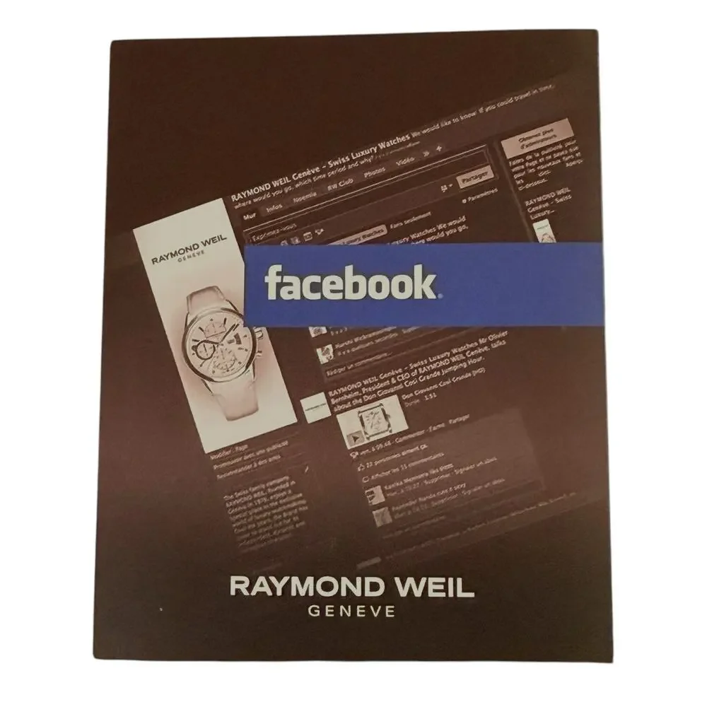 Original Raymond Weil Quartz Watch Instruction Manual with VIP Card and Box